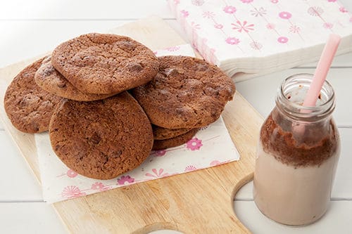Chocolate Malted Milo Cookies