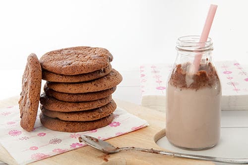 Chocolate Milo Malted Cookies